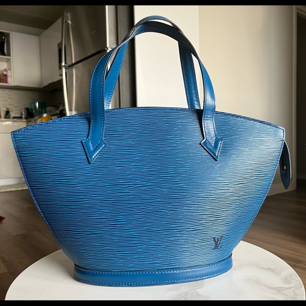 Louis Vuitton Saint Jaques Blue Epi leather